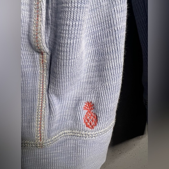 Tommy Bahama Tobago Full zip hoodie in light sky color.  Size Medium. - Picture 7 of 9